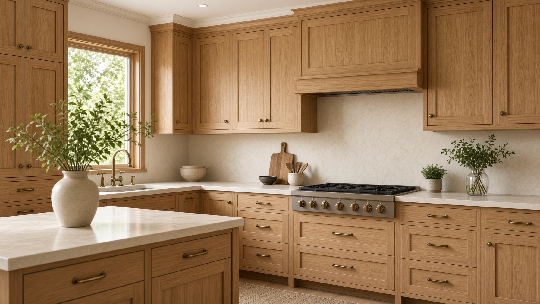Toffee Shaker RTA kitchen cabinets