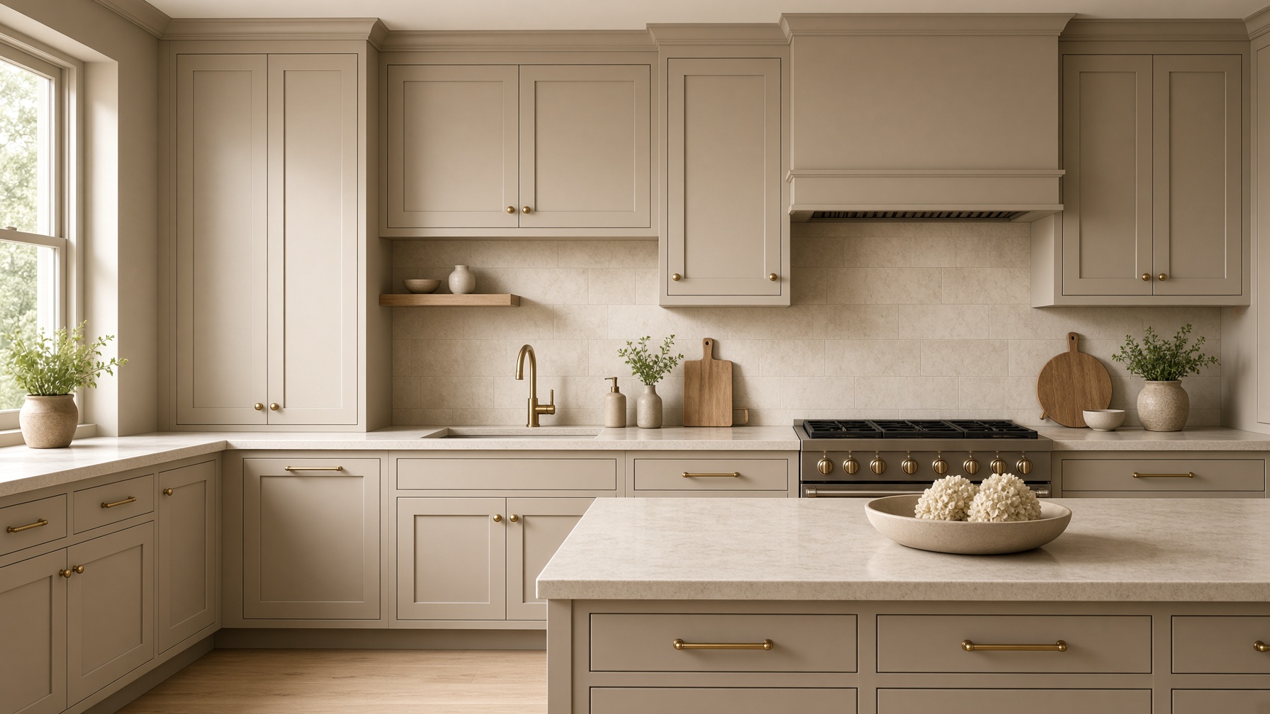 Sandy Mirage Shaker RTA kitchen cabinets